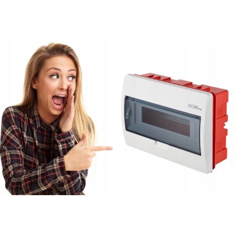 Elektro-Plast  Tableau Électrique RP 1/12 - Blanc - Modulaire IP40 - Installation Facile et Pratique