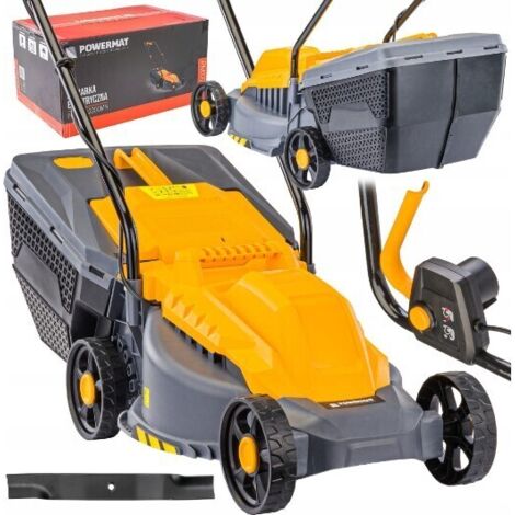 Elektro Rasenmäher Elektromäher Motormäher 2200W 32 cm Schnittbreite 3 Schnitthöhen Stufen