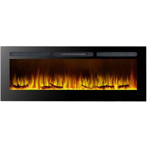 Elektro Wandkamin 2000W Kekai Arkansas 152,4x14x48 cm 5 Niveaus und Fernbedienung