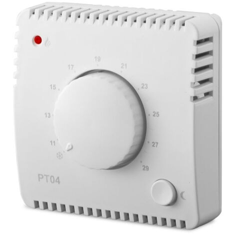 Elektrobock PT04 Raumthermostat, weiß, 17,5 x 11 x 3,5cm