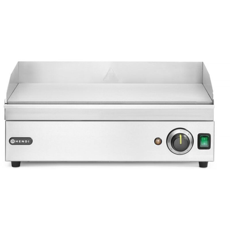 Grillplatte Glatt, Kitchen Line, 220-240v/2400w, 527x404x(h)233mm - Hendi