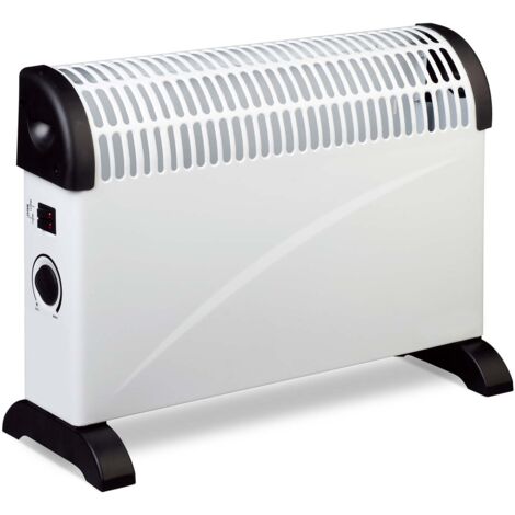 Elektroheizgerät Kekai Bigger 2000W mit Thermostat und 3 Leistungsstufen 53x20x38 cm