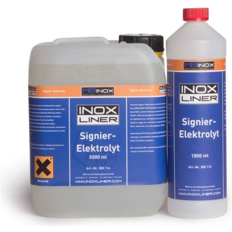 Elektrolyt Signieren (dunkel & Alu hell) 500 ml