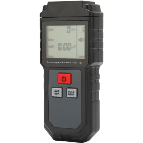 Elektromagnetischer Strahlungsdetektor 1V/m-1999V/m mit akustischem und optischem Alarm, EMF-Tester für Haushaltsgeräte