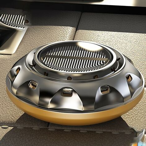 CUCU Elektromagnetisches molekulares Interferenz-Frostschutz-Schneerumungsinstrument, solarbetriebener Frostschutz-Auto-Aromatherapie-Diffusor, Konsolen-Aromatherapie-Ornamente