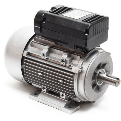 Elektromotor 1-phas. 2-pol. 230V 2.2kW (3PS) mit Anlaufkondensator 2850U/m Aluminium