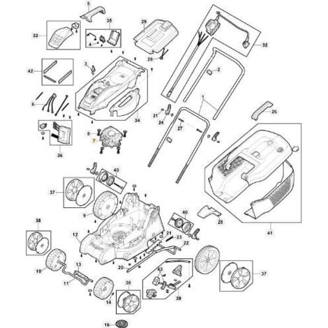 ELEKTROMOTOR E 340 Li 40 ORIGINAL STIGA - 118810982/0