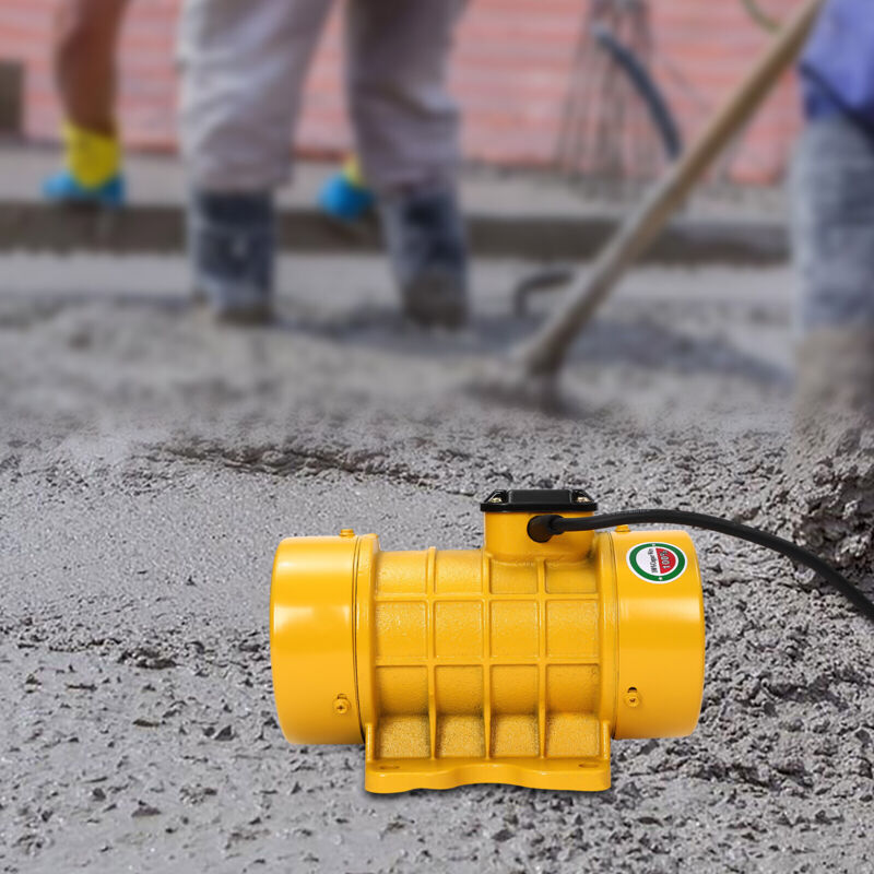 Image of Elektromotor für Beton 280 W Vibrationsmotor für Beton Vibrationsmotor für Beton 2840 U/min Gelb