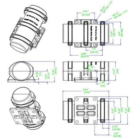 Elektromotor mit 2800 U/min, Vibrationsmotor, 10-W-Kohlebürstenmotor, 24 V Gleichstrom, einstellbare Leistung für elektrische Massagesessel, -betten, -drohnen und -tische