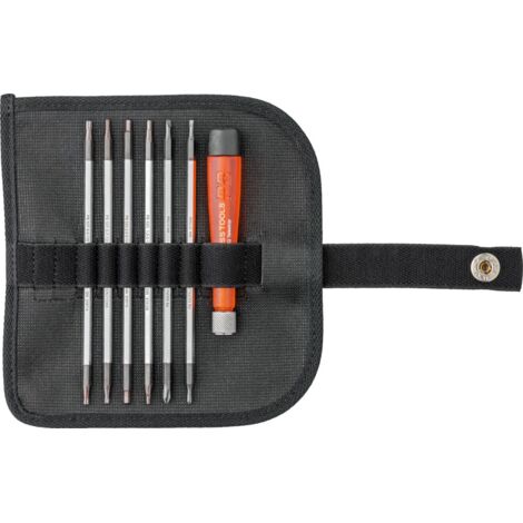 Elektronik- Wechselklingen-Satz 7-teilig in Rolltasche PB Swiss Tools