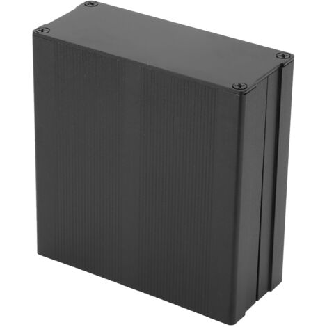 Elektronikgehäuse aus mattschwarzem Aluminium für Leiterplatten