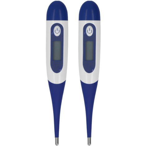 elektronische Haustierthermometer mit LCD-Anzeige und Kunststoffetui