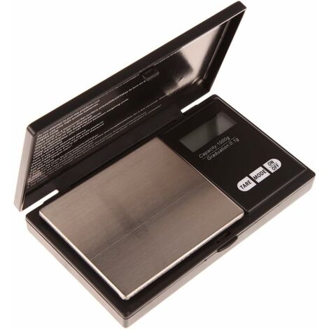 Elektronische Küchenwaage, 1000 g 0,1 g Präzisionswaage, Taschenwaage, LCD-Touchscreen, Tara-Funktion