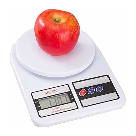 Elektronische Küchenwaage Präzisionswaage, 10kg/1g, Hochpräzise Küchenwaage