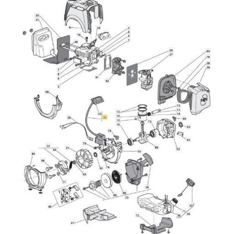 ELEKTRONISCHE SPULE KE04032BB – ORIGINAL STIGA NACHFÜLLUNG – 123044012/0