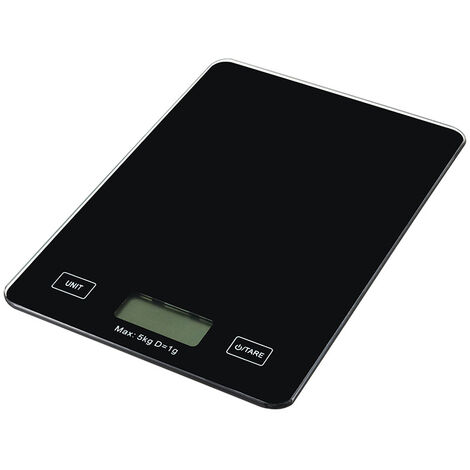 Elektronische Waage, Großbild-Multifunktions-Tare & Hold-Lebensmittelwaage, Lebensmittelwaage mit 15 kg Kapazität, Küchenwaage