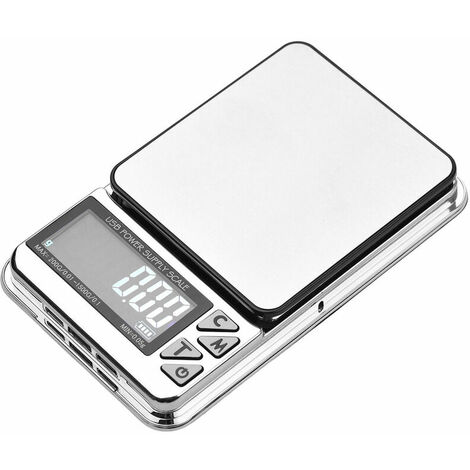 Elektronische Waage USB-Aufladung Schmuckwaage Hochpräzise elektronische Waage