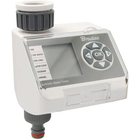 Elektronische Wasserzeitschaltuhr Bradas WHITE LINE