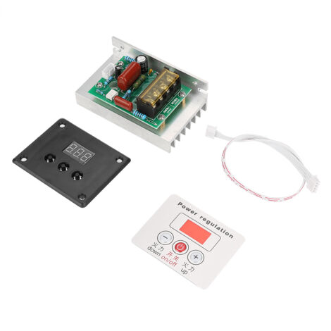 Elektronischer AC220V 8000W-Regler, Hochleistungs-SCR-Drehzahlregler für Motorsteuerung