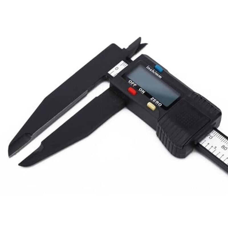 Image of Elektronischer Messschieber, 150/300 mm digitales Carbon-Lineal mit Messwerkzeug mit langer Backe