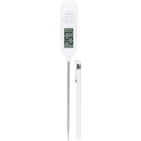 Elektronisches digitales Grillthermometer mit langer Edelstahlsonde