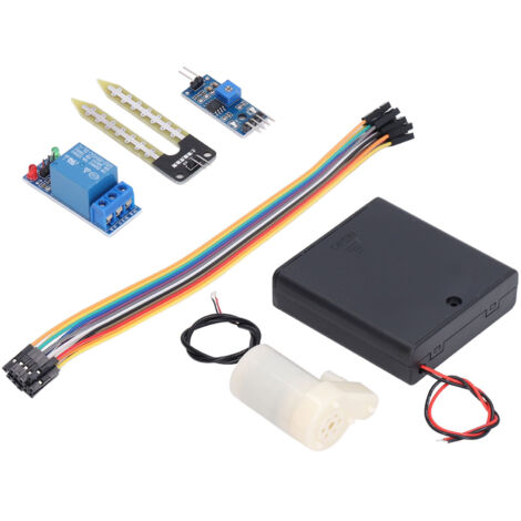 Elektronisches DIY-Bewässerungsset, automatisches Bewässerungsmodul, Pumpe mit Bodenfeuchtigkeitssensor, intelligent
