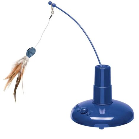 Elektronisches Katzenspielzeug – 34 cm, blau
