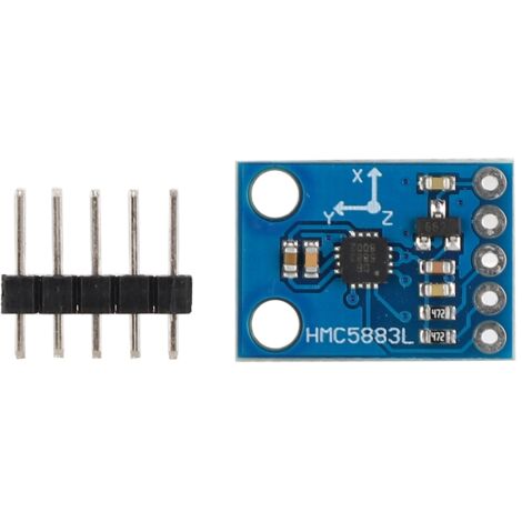 Elektronisches Kompassmodul HMC5883L ohne Kalibrierung, triaxialer Magnetfeldsensor