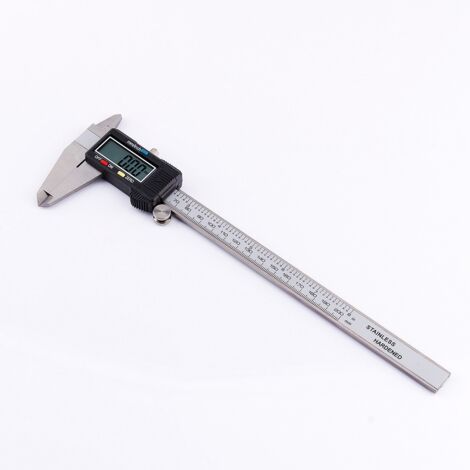Elektronisches LCD-Mikrometer 0–200 mm, Edelstahl – Präzisionsmesswerkzeug