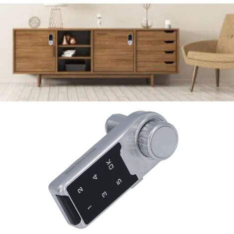 [Elektronisches Schrankschloss] L30 – Schlüsselloses Touchscreen-Tastaturschloss mit Licht-/Tonalarm – ABS & Zink – Schränke, Spinde, Räume