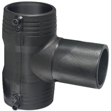 Elektroschweiß-T-Stück 90° d90 PE100, SDR11, PN10 Gas/PN16 Wasser