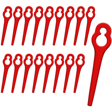 Elem Garden Technic – Lot de 20 lames pour coupe-bordures – Coupe précise pour modèles CBE20VLI25T et TR20VK4-1 – Performance optimale jardinage