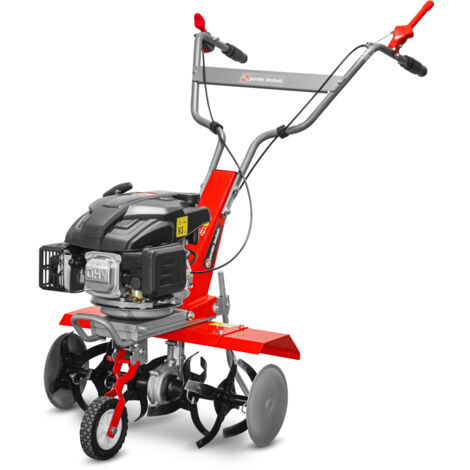 Elem Garden Technic – Motobineuse thermique 139CC – 6 fraises – Largeur de travail 59 cm – Moteur OHV 4 temps – Profondeur 26 cm – 1 vitesse