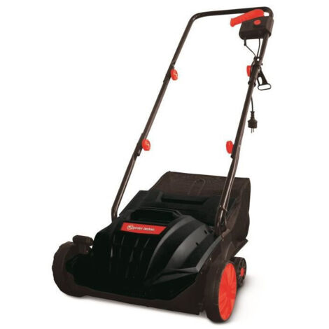 Elem Garden Technic – Scarificateur électrique 1500 W – Largeur de travail 32 cm – Sac de récupération 30 litres – 4 hauteurs de réglage