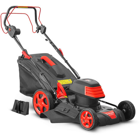 Elem Garden Technic – Tondeuse électrique filaire 1800W – Largeur de coupe 46 cm – Réglage hauteur 7 positions – Bac 50L – Fonction mulching – Autotractée