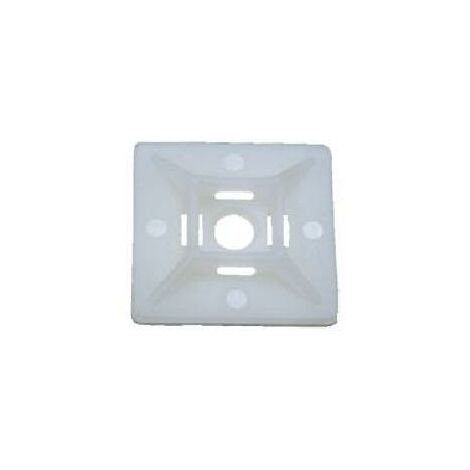 ELEMATIC BASETTA P/FASCETTA BIDIREZION 19X19 MM 100 PZ