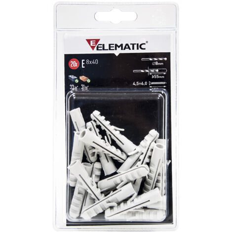 Elematic blister tasselli e10       (pz.10)