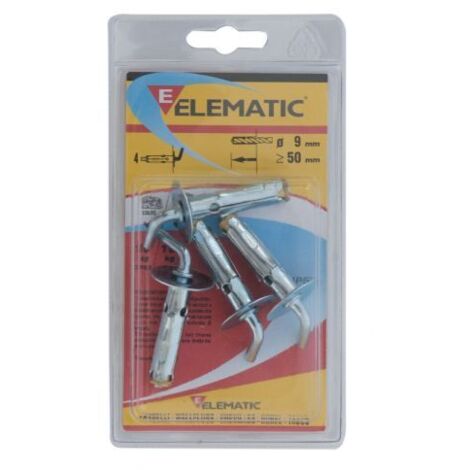 ELEMATIC BLISTER TASSELLI T61/OC9   (PZ.4) ITW CONSTRUCTION PRODUCTS ITALY CF 8,0