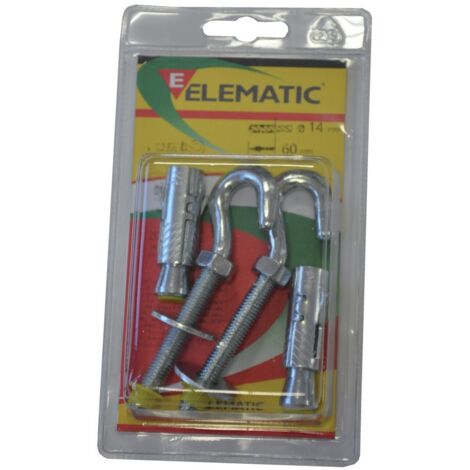 Elematic Blister Tassello Efpm G M 8 Gancio 2 Pz - 8 Cf