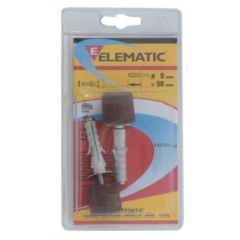 ELEMATIC BLISTER TASSELLO ENP/FP9 PARACOL NERO 2 PZ 8 CF