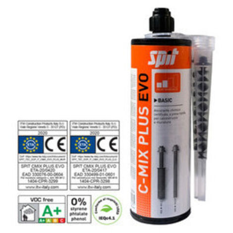 ELEMATIC CARTUCCIA SPIT C-MIX PLUS EVO 300 CC- 12,0 pz