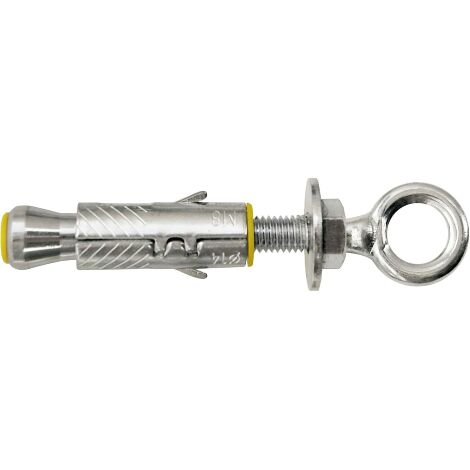 Elematic EFPM/O 08 fischer dowels 25 pcs with closed eye   14x44 mm in galvanized steel