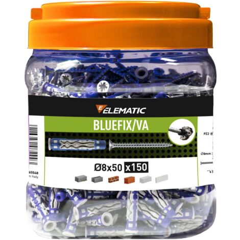Elematic Tassello Bluefix Va 8X50 Barattolo 150 Pz