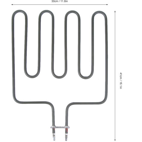 Élément Chauffant Électrique pour Poêle de Sauna en Acier Inoxydable, Composant de Chauffage SCA 2000W