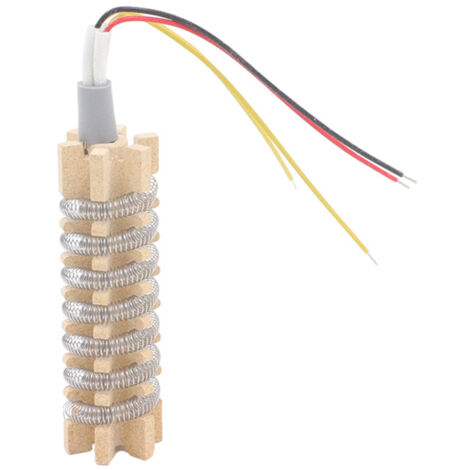Élément chauffant en céramique pour station de soudage 220 V, compatible avec les modèles 858, 858D, 878, 8586 et 898D. Réparation et retouche de soudure.