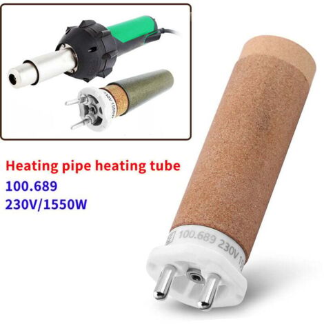 Élément chauffant Leister 100.689, 230 V, 1550 W, pour soudage plastique à air chaud portatif.