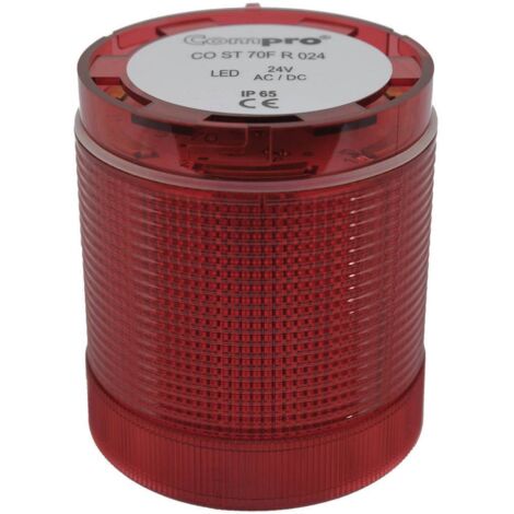 Elément de colonne de signalisation ComPro CO ST 70 RL 024 6F 24 V AC/DC lumière permanente, flash, gyrophare N/A IP65 1 pc(s) S63391