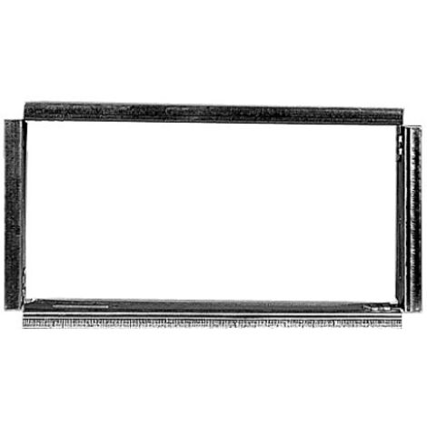 Elément de contre-cadre acier galvanisé pour grille séries AL3xC / UFxB NATHER 960321