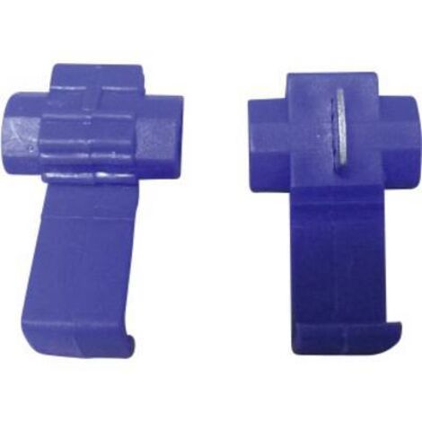 Elément de liaison autodénudant TRU COMPONENTS 1564073 flexible: 1-2.5 mm² rigide: 1-2.5 mm² Nombre de pôles: 2 bleu 5 pc(s) S817421