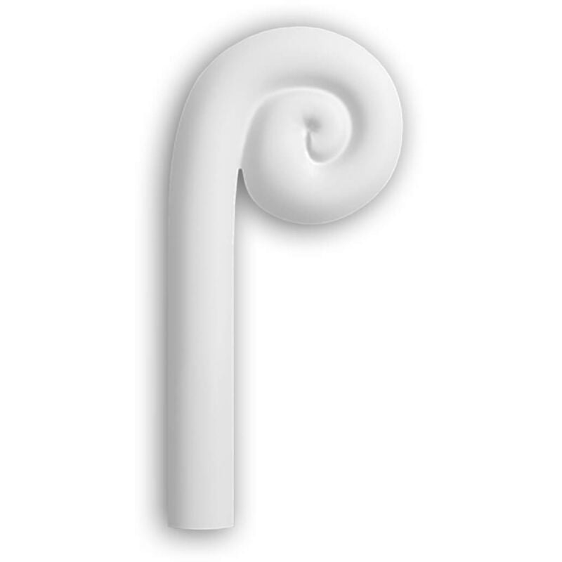 Lément décoratif gauche Profhome 162805 style Art déco blanc